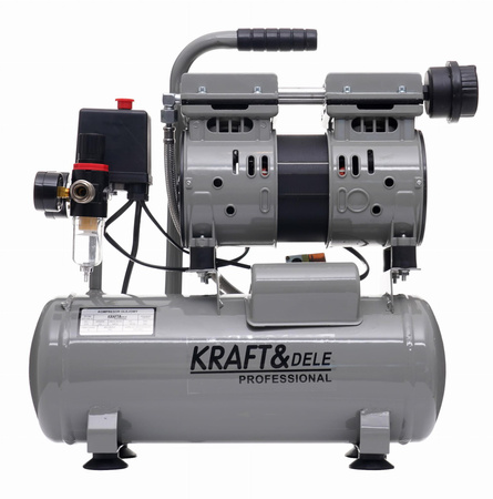 KOMPRESOR BEZOLEJOWY 9L 550W KD1384 - KRAFT&DELE