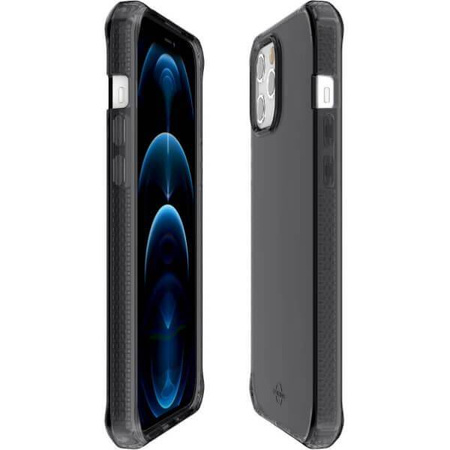 ITSKINS Etui Spectrum Clear iPhone 12/12 Pro czarne (GSETITS00006N0) - ITSKINS