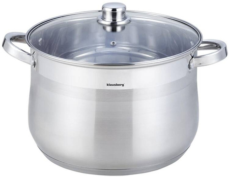Garnek stal, Ø28cm 13l Klausber KB-7165