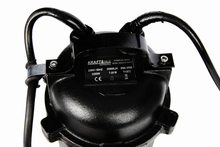 POMPA ZATAPIALNA DO WODY Z ROZDRABNIACZEM i pływakiem 3200W KD765 - KRAFT&DELE
