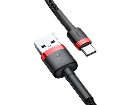 BASEUS Kabel USB Type C 0,5m (CATKLF-A91) Black+Red