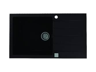 CADIT 40 kol. 91 CZARNY (860x500) zlew Granital 1 kom. z syfonem POP-UP 3 1/2" ALVEUS (1132031)