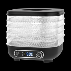 Suszarka do grzybów , warzyw , owoców , 300W , 5 sit , wyświetlacz , termoobieg , TEESA