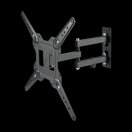 Uchwyt do ściany Kruger&Matz do LED TV 23-55 cali czarny (regulacja w pionie i w poziomie)