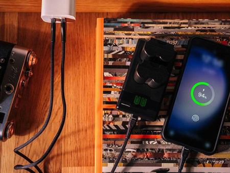 Kabel TRACER USB A - Lightning 1m BK