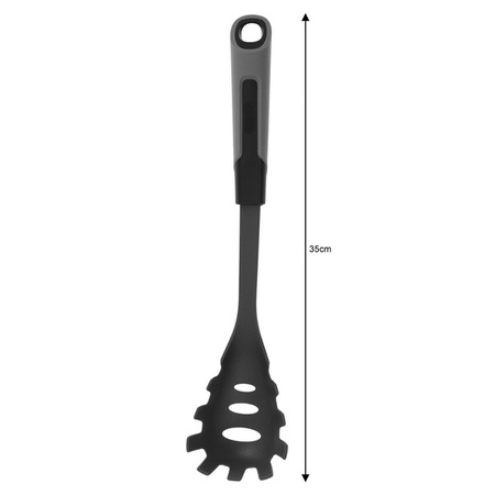 Łyżka do spagetti, nylon, szary Klausbe KB-7007