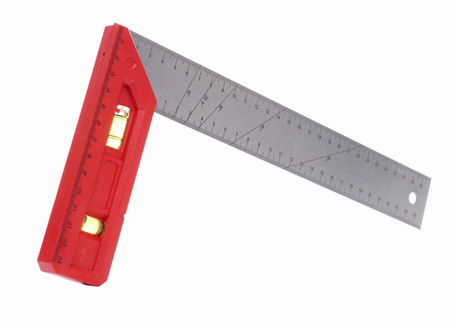 KĄTOWNIK Z POZIOMICĄ 300-603mm KD10727 - KRAFT&DELE