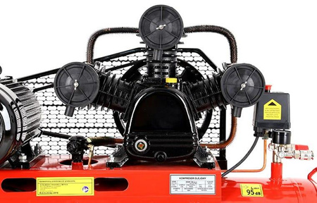 Kompresor Olejowy 100L 3 Tłoki 400V KD405 - KRAFT&DELE