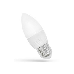 LED ŚWIECOWA E27 230V 6W CW SPECTRUM
