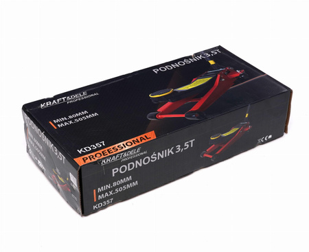 Podnośnik z pedałem 3,5T KD357 - KRAFT&DELE