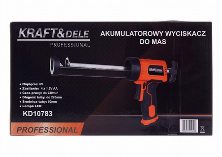PISTOLET DO KLEJU AKUMULATOROWY KD10783 - KRAFT&DELE