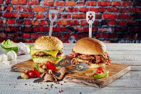 2 szpikulce do burgerów byk/topór GEFU TORRO G-15435