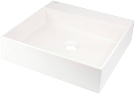 Umywalka granitowa stawiana na blat - 400x400 mm (CQR AU4S) - Deante