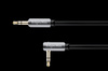 Kabel wtyk kątowy - wtyk prosty jack 3.5 stereo 1.0m Kruger&Matz