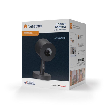 Wewnętrzna kamera monitorująca Netatmo Czarna