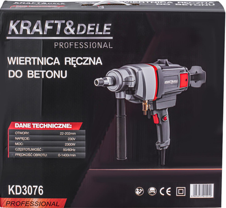 WIERTNICA DO BETONU 2300W KD3076 - KRAFT&DELE