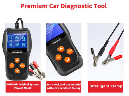 Miernik baterii Konnwei KW600