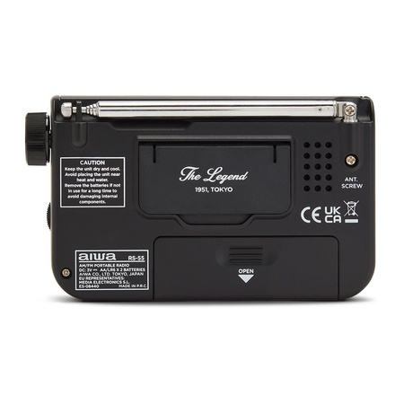 Przenośne Radio AIWA RS-55/BK czarne (8435256897883) - AIWA