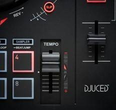 Konsola DJ Inpuls 300, kontroler DJ ze złączem USB, 2 ścieżki, 16 padów i karta dźwiękowa, oprogramowanie i samouczki w zestawie