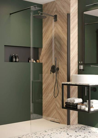 Ścianka prysznicowa / walk-in systemu Kerria Plus 80 cm (KTS N38P) - Deante