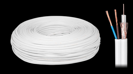 Kabel koncentryczny YWDXek 75-0.59/3.7 K-60 + 2x0,5mm 100m