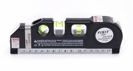 Poziomica laserowa z miarą 250cm KD10437 - KRAFT&DELE
