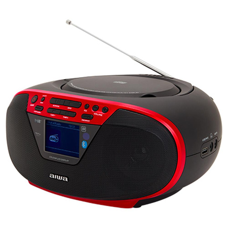 Boombox AIWA BBTU-500 DAB+/FM czerwony (8435256898477) - AIWA