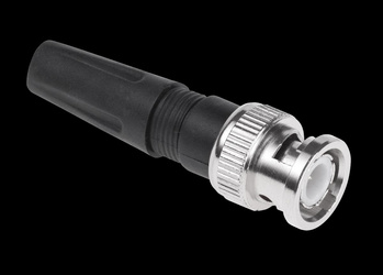 Wtyk BNC skręcany z odgiętką