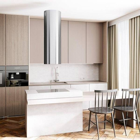 Okap kuchenny Newelio Isola 39.1 Inox LANILIA