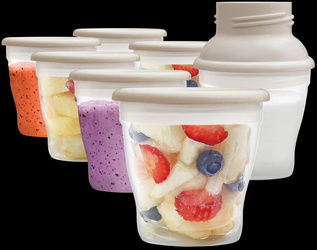 Pojemniki do przechowywania pokarmu z adapterem KIDO, kpl. 7 szt ZM4000