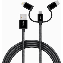 Kabel usb YCU 400 BK cable USB / 3in1 / 1m YENKEE