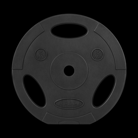 Zestaw obciążeń bitumicznych 2x15kg, otwór 31mm, talerz z uchwytami, REBEL ACTIVE