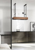 Okap wyspowy Minimal 1 Czarny okap + czarny panel fabryczny CDW901C Ciarko Design