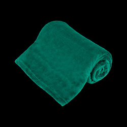 Koc polarowy 150x200 cm TEESA - zielony