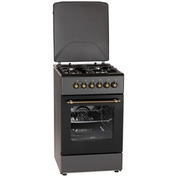Kuchnia gazowo-elektryczna Retro Designe MPM-56-KRM-13 czarna