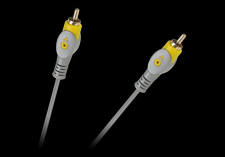 Kabel 1x RCA-1x RCA łezka 1,5m