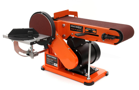 SZLIFIERKA STOŁOWA TAŚMOWO TALERZOWA 600W KD1730 - KRAFT&DELE