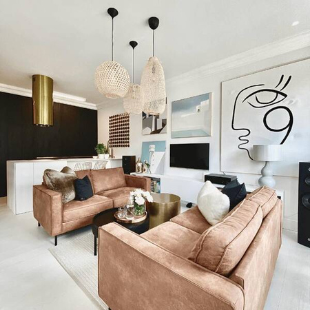 Okap kuchenny GLOBALO Cylindro Isola 39.7 Gold GLOBALO