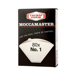 Moccamaster filtry papierowe nr 1, 80 sztuk