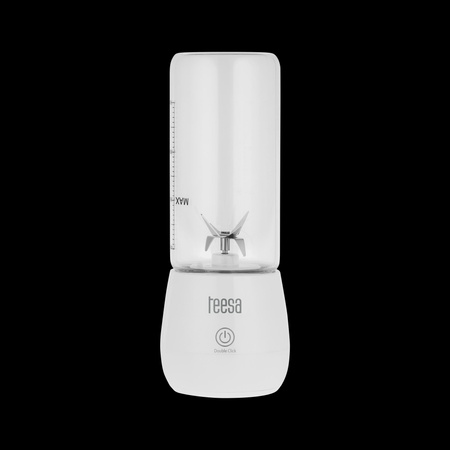 Blender bezprzewodowy, szklany kubek, 450ml, 100W , 6 noży