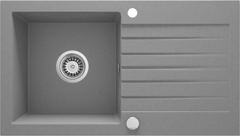 Zlewozmywak granitowy 1-komorowy z ociekaczem (ZQZ S113) - Deante