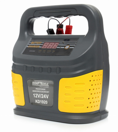 PROSTOWNIK MIKROPROCESOROWY 12V/24V 60-200Ah KD1920 - KRAFT&DELE