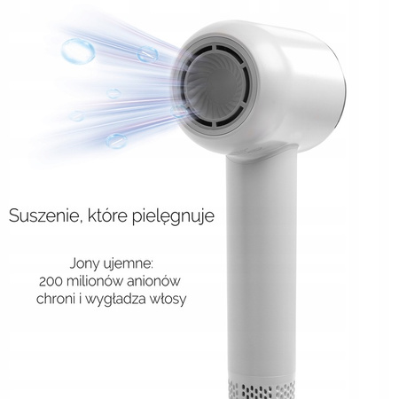 Suszarka do włosów Inteligentna Flavia Supersonic 1600W Jonizująca Biała