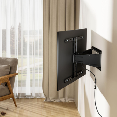 Uniwersalny uchwyt naścienny Kruger&Matz Ultra Slim 37&quot;-75&quot; regulacja w pionie i w poziomie