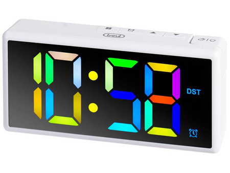 Zegar-budzik Trevi EC88601 rgb white