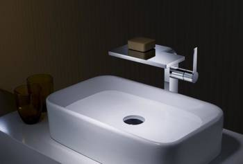 Bateria umywalkowa wysoka HUGO HUG-BUW.050C Blue Water