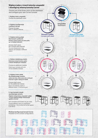 Słupek łazienkowy - system modułowy (CKC N30A) - Deante