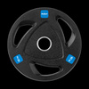Zestaw obciążeń żeliwnych gumowanych 2x10kg, otwór olimpijski 51mm, REBEL ACTIVE
