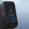 USB-C PD SMART POWER ADAPTOR - Automatyczny, uniwersalny zasilacz 65W USB-C PD dla mobilnych urządzeń, 5 automatycznie dobieranych napięć i prądów, gniazda USB-C i USB-A
