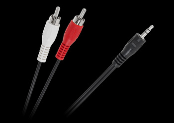 Kabel JACK 3,5 - 2 x RCA 1,2m